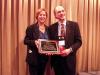 ABA CEO Oren Teicher presents plaque to NPR President and CEO Vivian Schiller
